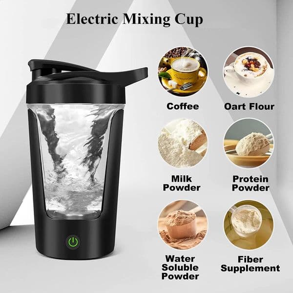 450ml blender cup electric portable protein powder vibrating bottle for travel home office kitchen tools 250228