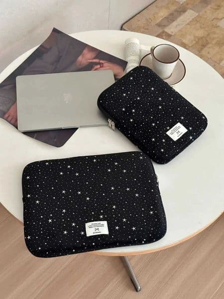 Korean version laptop case 11 13.3 13.6 14 15 15.6 inches suitable for Macbook iPad cute celebrity tablet bag Z250224