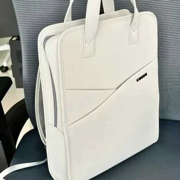 White Laptop Backpack 11 12 13.3 14 Inch Office Notebook Sleeve Case Travel Business Handle Computer Bag Fashion Luxury Z250224