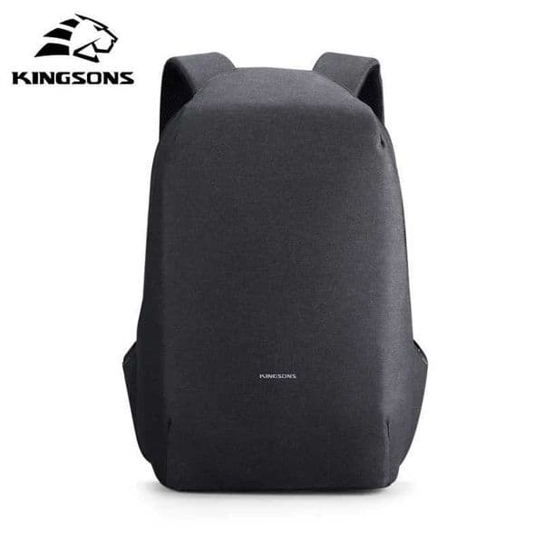 Kingsons 180 degree open anti-theft backpack mens 15.6-inch laptop W/USB charging waterproof school bag Z250224