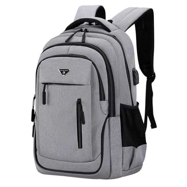 Large Capacity Backpack Men Laptop Backpacks 15.6 Oxford Black Solid High School Bags Teen College Boy Grill Student Backpack Z250224
