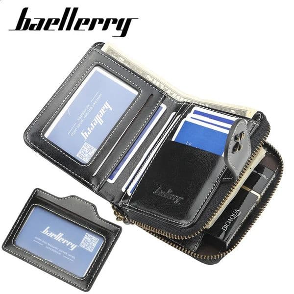 Ship from US Womens Short Wallet Korean Style Oil Wax Leather Coin Purse with Stylish Snap Zipper and Card Holder for Drivers License 250228FBB