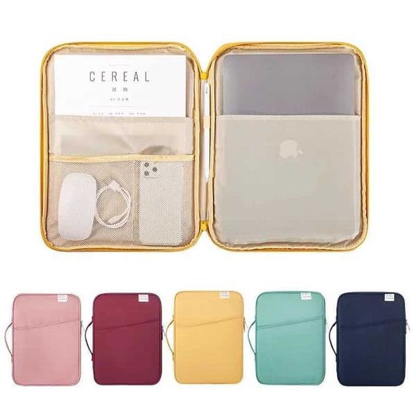 Shockproof Laptop Handbag For Macbook Air13.3 13.6 Pro13.3 14 Inch Ipad Air6 Pro11 12.9 Air13 Tablet pouch Z250224