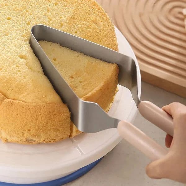 Stainless Steel Cake Slicer Triangular Shape Tiramisu Cutter Adjustable Handicraft Dessert Cutting Mold Bakeware Kitchen Bakery 250528