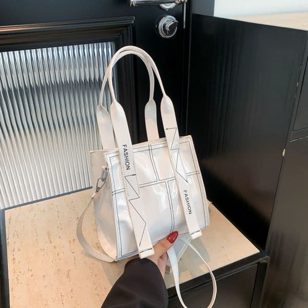 Niche Casual Shiny Free shipping Fashion Handbag Commuter Bag 2025 New Summer Solid Color shopping bag designer Large Capacity Shoulder Crossbody Women's Bag