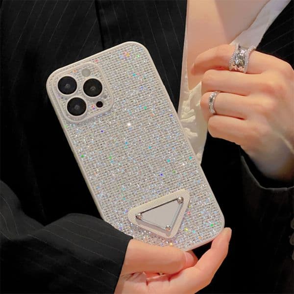 PR Designer Phone Cases Iphone 17 Pro Case Airpodspros Max Maxleather Designer Fashion Creative Wallet Phone Case Flash Drill Cover