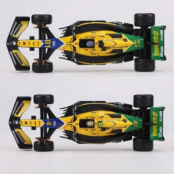 Bburago 1 43 2024 McLaren MCL38 F1 Racing Car NO.81 Alloy Model Car Z250602