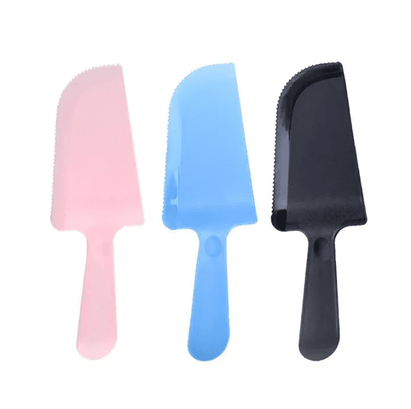 Plastic Knife Cake Cutter With Serrated Cake Tools Individually Packaged Disposable Knives DIY Kitchen Baking Accessories Kitchen Tool