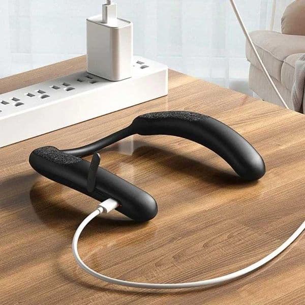Portable Neck Hanging 3D Surround Sound BT-compatible Speaker with Noise Cancelling Microphones and HIFI Quality T250602