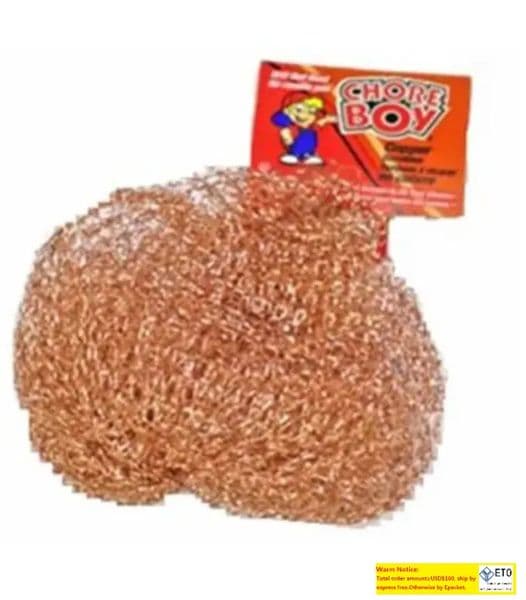 Spot Trading Royal Wholesale Price 36pcs Chore Boy Per Box Wire Copper Wool Ball Dishwashing Cleaning Equipments Wool Home Kitchen Utensils Supplies Copper LL