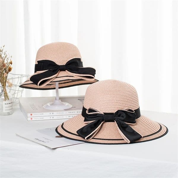 Summer Hats For Kids Sun Hat Beach Ladies Fashion Flat Bowknot Panama Lady Casual Straw Outdoor Travel 250530