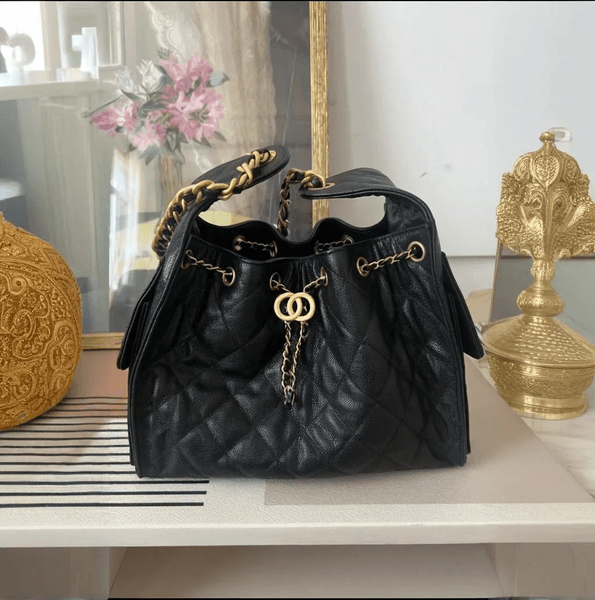 Luxury Bag designer Bag Single shoulder Bag Crossbody Bag Underarm 2025 New cowhide bucket Bag Drawstring Hippie 25Bag Classic Logo Logo Grated calfskin tote bag 003.