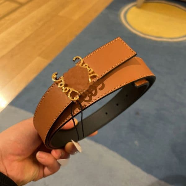 Simple belt women leather belt for man gold color letters smooth buckle man belt metal adjustable dainty ceinture top quty faf220 L260523