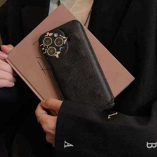 designer phone Cases For iPhone 16 Pro 16 15 pro max 14 Plus 13 pro 12 11 Luxurys Fashion Case phone case designer Wallet cases Gradient color blakc gold
