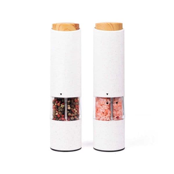 2pcs Electric Salt And Pepper Grinder Set One Hand Operation Salt Pepper Mill With Adjustable Coarseness Kitchen Accessories X250605