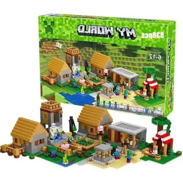 Creative DIY Game The Farm Cottage Village House Building Blocks Compatible 21128 Bricks Toys Birthday Gift W250605