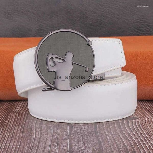 Belts High Quality Casual Golf Automatic Buckle Designer Luxury White Men Famous Brand Fashion Young Jeans Ceinture Homme Q250605