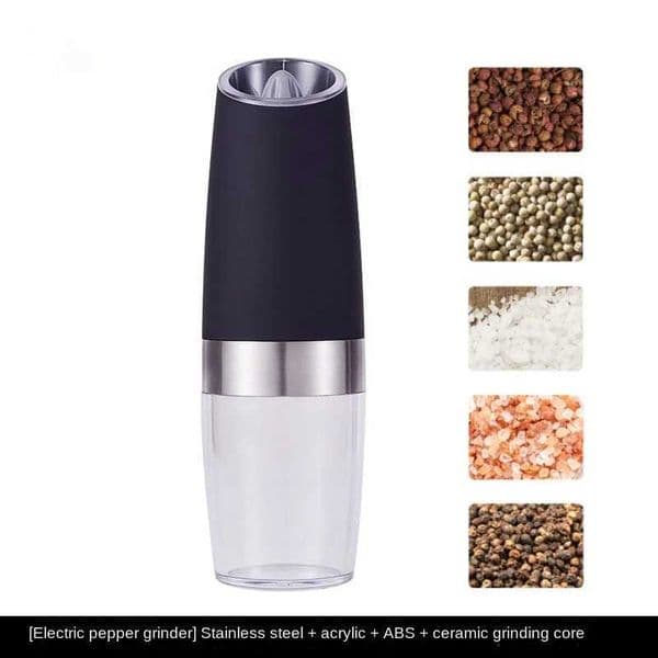 Electric Salt Pepper Grinder Adjustable Coarseness Freshly Ground Pepper Powder Grinder Battery or USB charge X250605