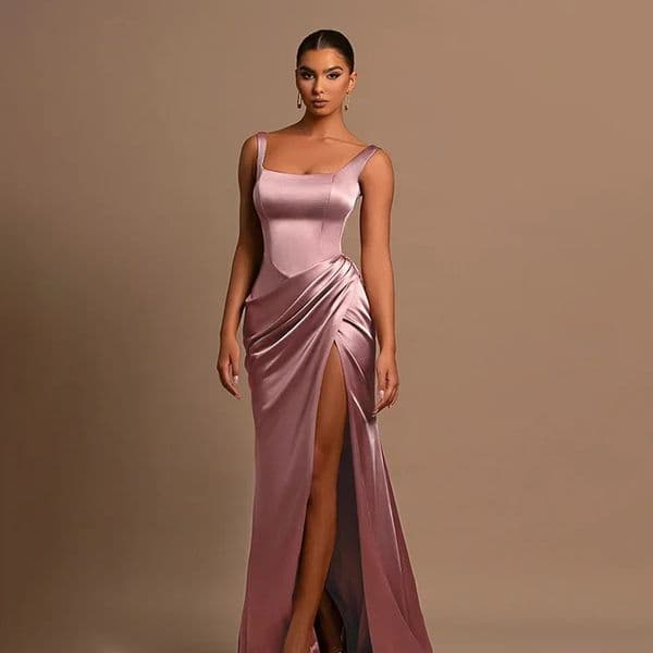 Sexy Long Sleeveless Vest Dress Womens Elastic Slimming Gown Split n Autumn Arrivals Elegant Fashionable Evening Dress 250604BJ