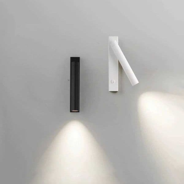 Minimalist Rotate Wall Sconce with Switch Home Decor Study Bedroom Bedside Reading Lamp Spotlight LED Adjustable Angle Wall Lamp Z250605