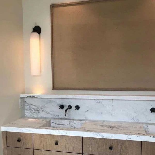 Nordic Glass Wall Lamp Art Bedroom Headboard Aisle Designer Long Strip Wall light Z250605