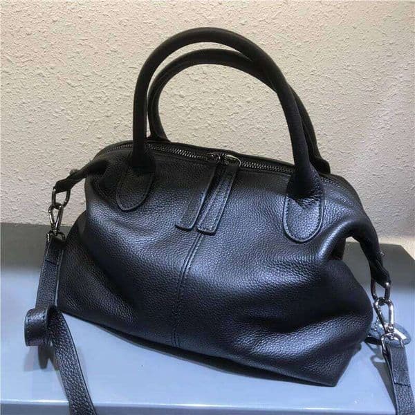 High Quality Top Grain Genuine Leather Women's Handbag Shoulder Messenger Bag Purse Red Black Blue Purple Chocolate Khaki Yellow 2025/06/06