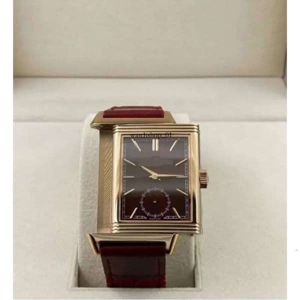 Watches Mechanical, Rectangle Mens Watches: Thin 8.9mm Hand-Winding Waterproof Wristwatch with Sapphire Crystal, 36mm Ideal for Business