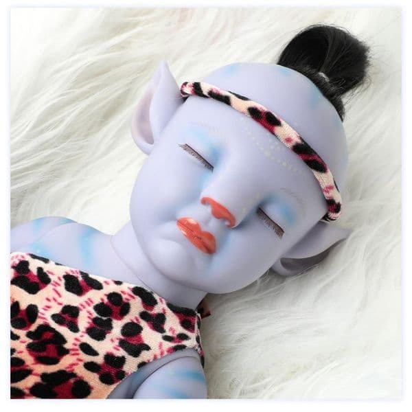 12 inch Simulation Avatar Reborn Doll Luminous Avatar Baby Doll Lifelike Rebirth Avatar Baby Dolls Realistic Details Soft And Warm Appearance