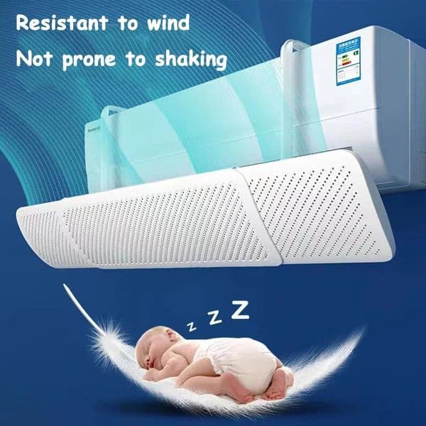 Universal Air Conditioner Wind Deflector Wall-mounted Air Conditioning Windshield Anti-Direct Blowing Retractable Outlet Baffle 250604