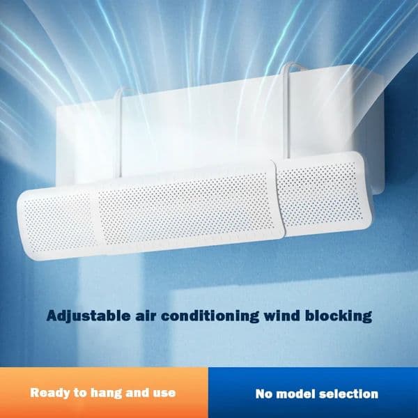 Anti-direct Blowing Wind Deflector Hanging-type Air Conditioner Wind Deflector Adjustable Punch-free for Home Bedroom Supplies 250604