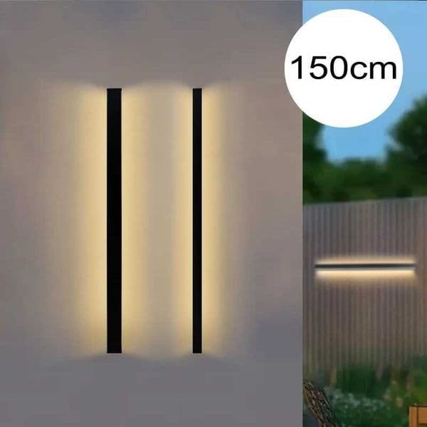 Long Wall Light outdoor Waterproof Modern Long Strip LED lighting wall lamp IP65 Garden AC 85-256v outdoor Decoration X250607