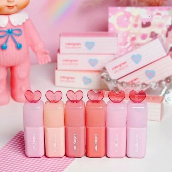 Original Korean Makeup Colorgram Love Juice Lip Glaze Lip Gloss Glossy Liquid Lipstick Cosmetics Pretty Beauty 250605BJ