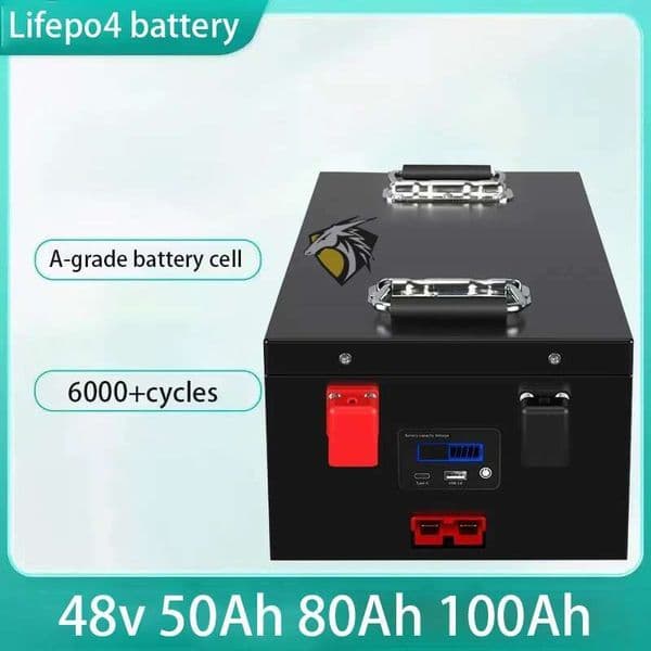 48V50AH80Ah100AhLifepo4lithiumbatterypack forRyobi RM480e RM300eZT480ex300MVZeroTurn electricriding mowergolf con accumulosolare thumbnail 2