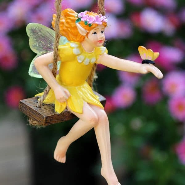 1 piece of swing flower fairy resin handicraft garden decoration hanging piece garden bonsai decoration hanging piece home de 250604
