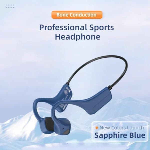 Bone Conduction Wireless Bluetooth Headphones Lightweight Earphone With Microphones For Sport Running Hiking Bicycling 250609