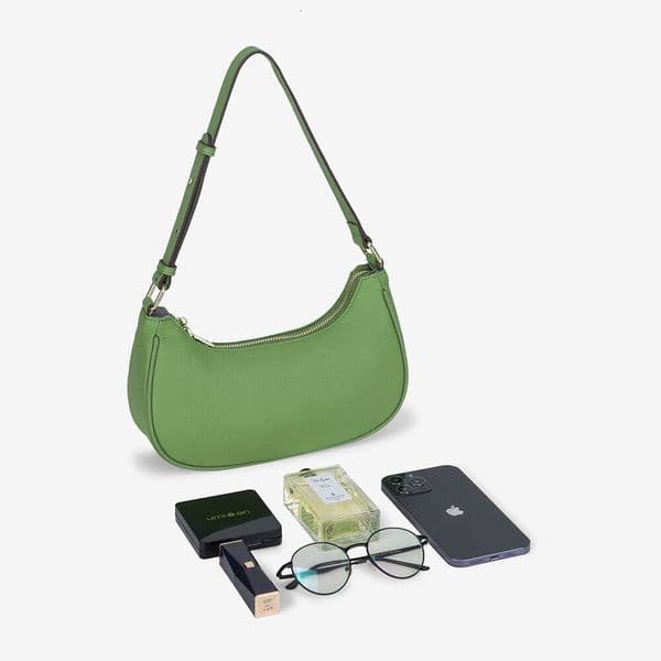 Top Layer Cowhide Baguette Underarm hobo bag Niche Designer 2024 New fashion Crescent Saddle bag Genuine Leather Handbag Shoulder Bag for Women multi functional bag