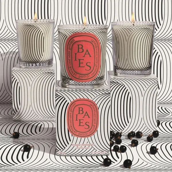 Male Scented Candle Perfumed Candles 190g Roses Baies Santal Miomsa Figuier Fragrance P Bougie Parfum Wax Long Lasting Time Smell GoodZ260530