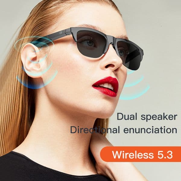 F06 F07 F08 Smart Bluetooth Glasses Bone Conduction Black Technology Outdoor Sports Call Sunglasses thumbnail 2