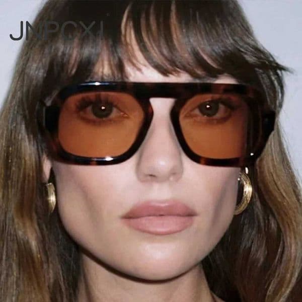 JNPCXI Retro Square Sunglasses Wen Fashion Brand Design Gradient UV400 Men Punk Sunglasses X2506091