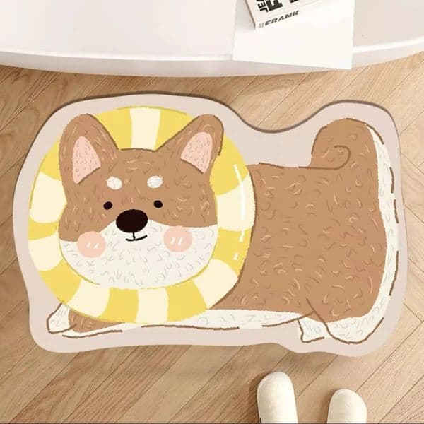 VIKAMA Summer Carpet Pet Cartoon Cute Bay Window Floor Mat Bedroom Bathroom Childrens Room Home Decoration 250609