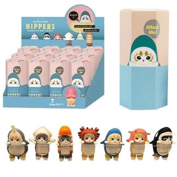2026 New 1-12Pcs Shark Sonny Angeled Blind Box HIPPERS Mufusand Cat Fushandi Doll Decoration Children Birthday Christmas Gift 10A Quality On