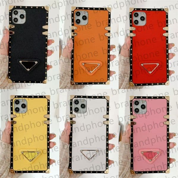 Phone Case Designer iPhone Case For iPhone 16 Pro Max 15 Pro 14 13 12 Mini 11 XS XR 16 Plus Samsung Galaxy s25 Ultra s24 s23 plus S22 s21 Note 20 Case Luxury Square Phone Cases
