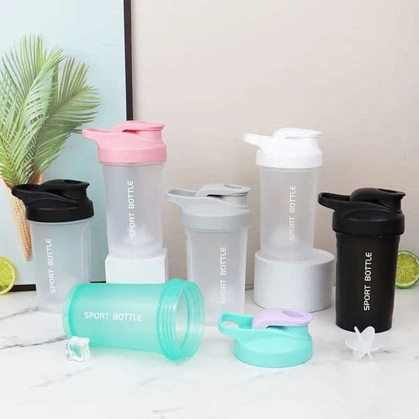 Portable 300ml Protein Powder Shaker Bottle Leak Proof Water Bottle for Gym Outdoor Fitness Training Sport Mixing Cup XJ250609 Y260515