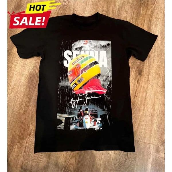 New Ayrton Senna Summer Tops Tshirts for Women in Tops and T-shirts Cotton Men Clothing Y2k Oversized GYM Graphic Vintage Tshirt Z250607