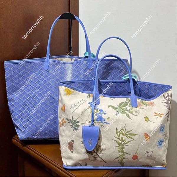 Women's 2025 Limited Color Iris Purple Flowers Tote Bag