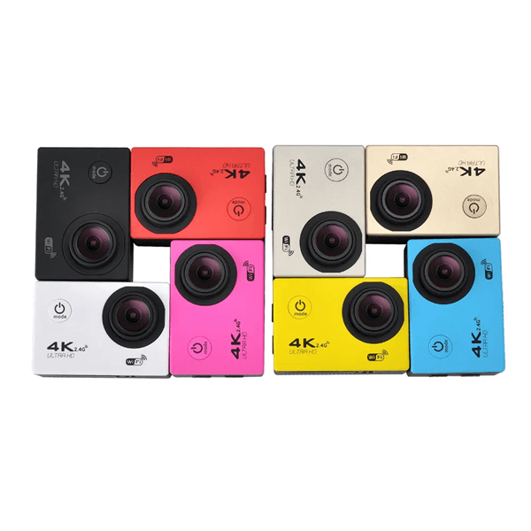 2025 NEWST Ultra HD 4K Action Camera 1080P/30FPS WiFi 2.0-inch 170D Underwater Waterproof Helmet Video Recording Go Cameras Sports Cam Pro Action Video Photo Cameras