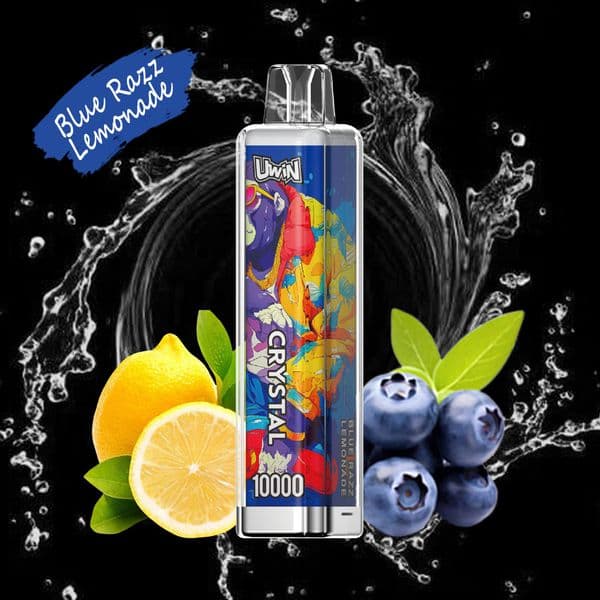 Versatile Blueberry Raspberry Flavor E-Cigarette Cherry Ice Flavor E-Cigarette Uwin Crystal 10000 10K Puffs Vape