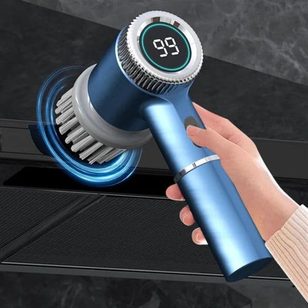 Electric Washer Dishwasher Brush Glass Gap Groove Kitchen Cleaning Shower Toilet Bathroom Shoes Artifact 250609BJ