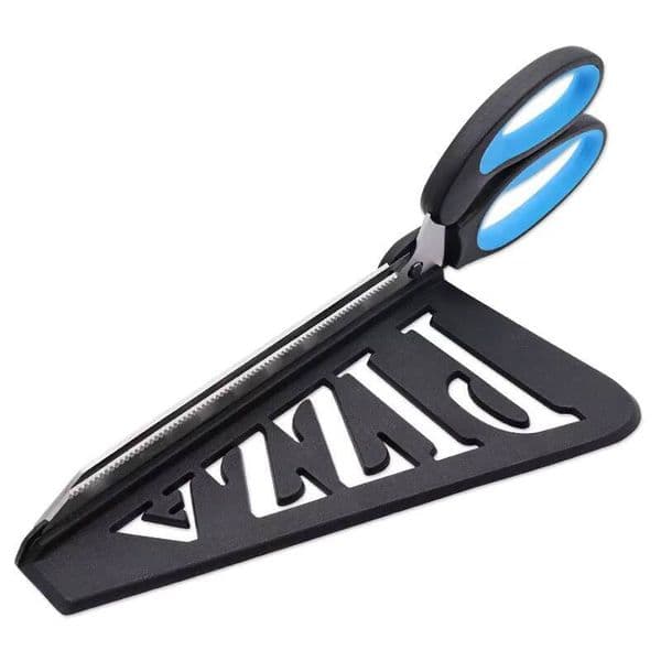 Pizza Scissors With Server Tray Stainless Steel Pastry Cutting Tool Baked Food Cutter Multifunctional Slicer Kitchen Cook Gadget tues