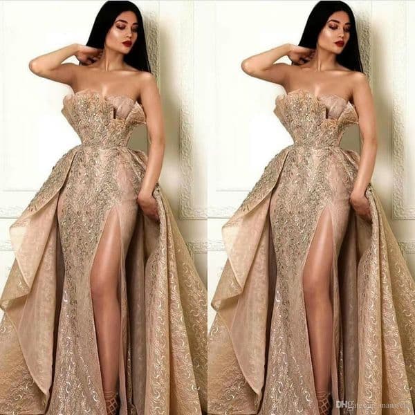 dresses for woman2025 European and American foreign trade new women's wish Dunhuang sexy tube top big swing long skirt temperament evening dress